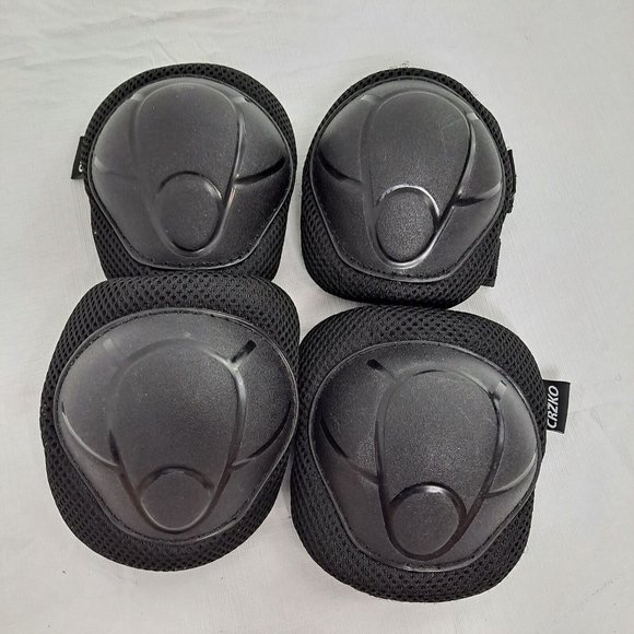 Knee Elbow Pads Black Protective Gear Crzko M - Picture 4 of 11